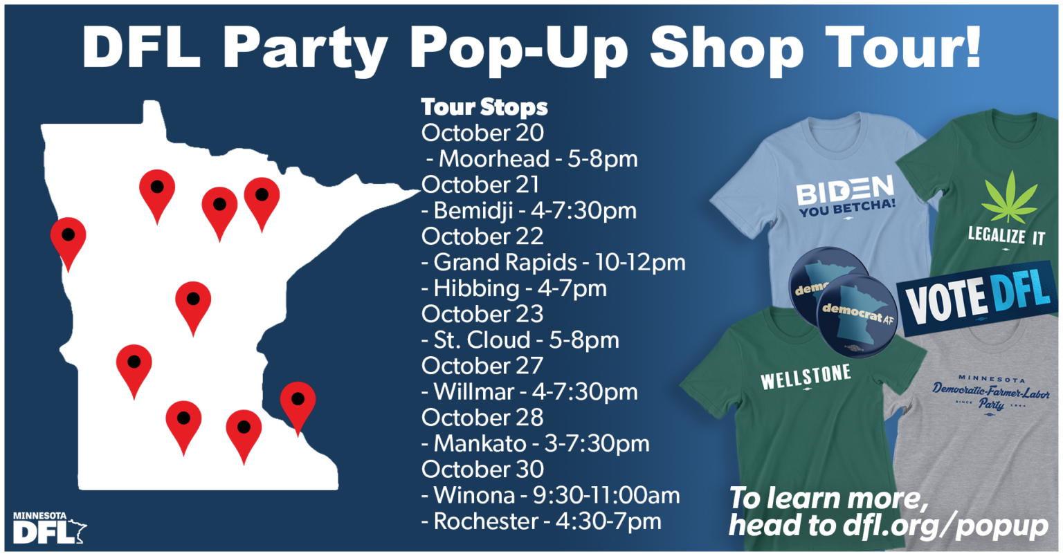 Stop By the DFL Party Pop-Up Shop Tour! | Minnesota DFL